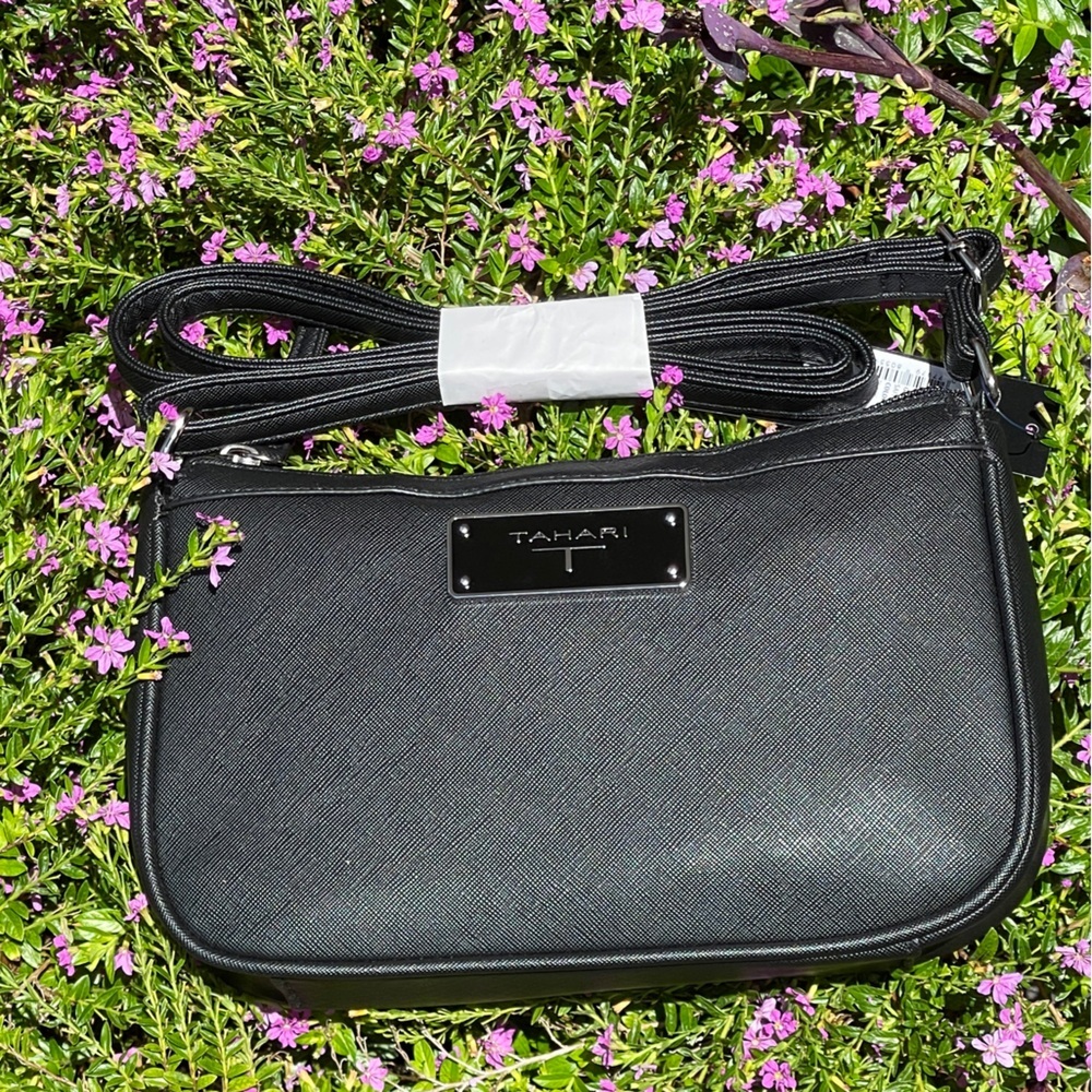 TAHARI Crossbody Saffiano Bag - Picture 7 of 13